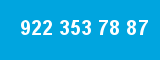 922 353 78 87 922 353 78 87